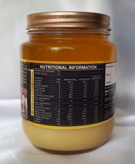 ALIMENTE - AL 997 A2 SAHIWAL COW PURE VEDIC GHEE - 1 Litre - Image 3